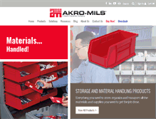 Tablet Screenshot of akro-mils.com